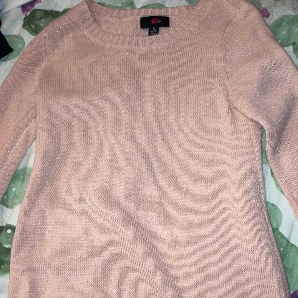 Pink Sweater Dress. Never worn before. very glittery